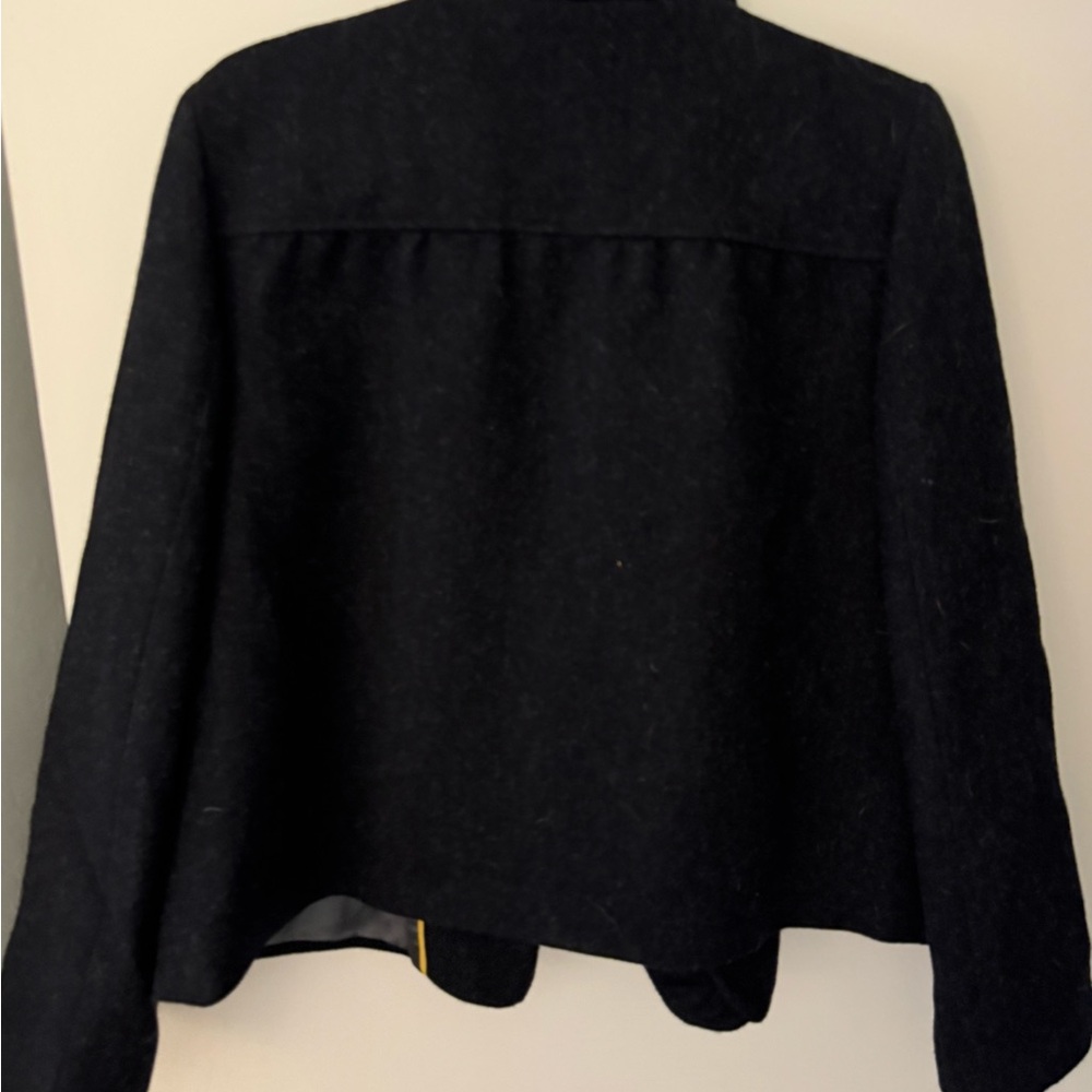 J. Crew Black Ruffled Blazer - Picture 3 of 5
